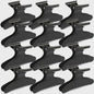 Professionele Vlinder Haarclips - Set van 25 Stuks voor Styling en Haarsecties