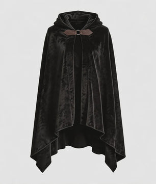 Fluwelen Kapmantel met Capuchon - Middeleeuws, Renaissance & Cosplay