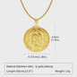 Stijlvolle Gouden Heren Ketting met Kruis Hanger - Roestvrij Staal, Vintage Mode Sieraden