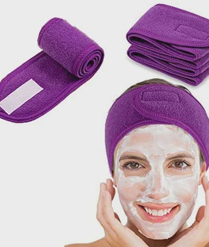 Verstelbare Make-up Haarband (5 Stuks) - Zachte Handdoekstof voor Gezichtsreiniging, Yoga & Spa