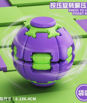 Draaiende Bal Fidget Spinner - Stressverlichtend Speelgoed voor Kinderen en Volwassenen