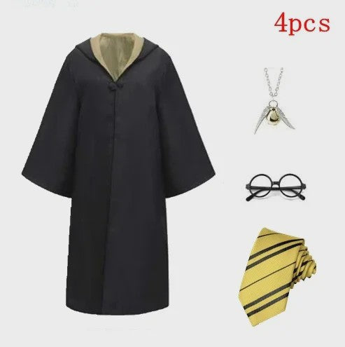 Harry Potter Cosplay Kostuum Set - Volwassenen & Kinderen - Gryffindor & Slytherin