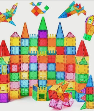 80 Delige Magnetische Bouwstenen Set - Educatief Speelgoed voor Kinderen - Vrij te Assembleren