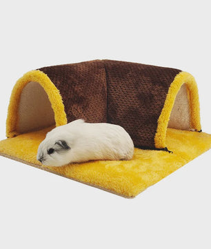 Pluche Hamster Speeltunnel - Warm Hol voor Kleine Huisdieren