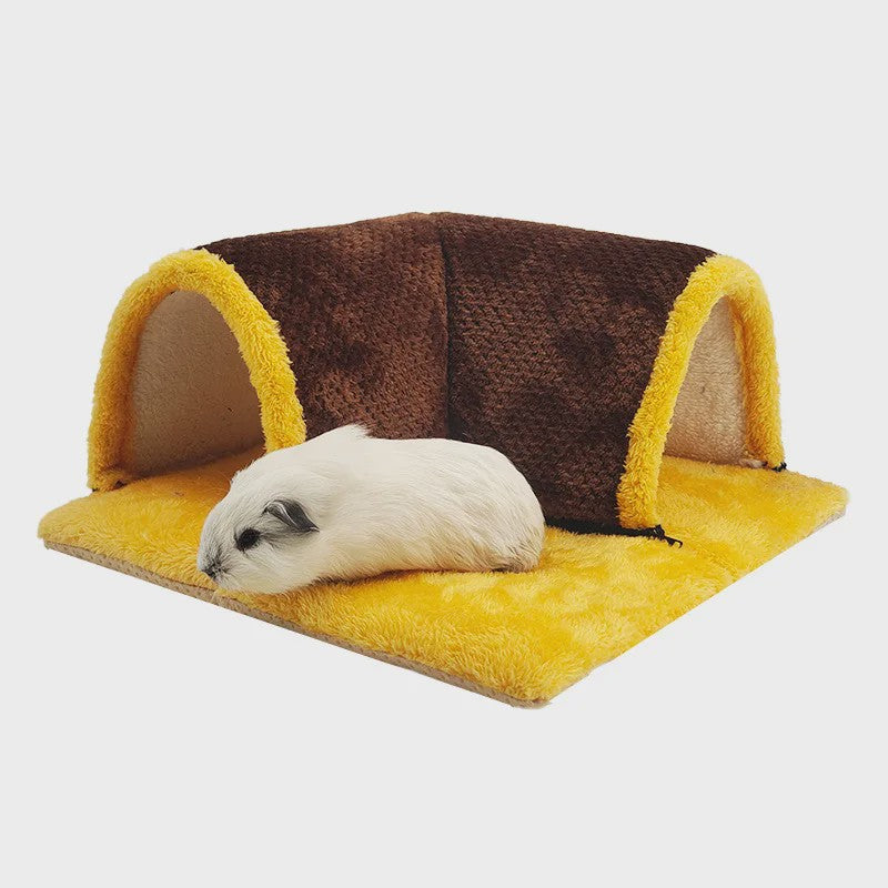 Pluche Hamster Speeltunnel - Warm Hol voor Kleine Huisdieren