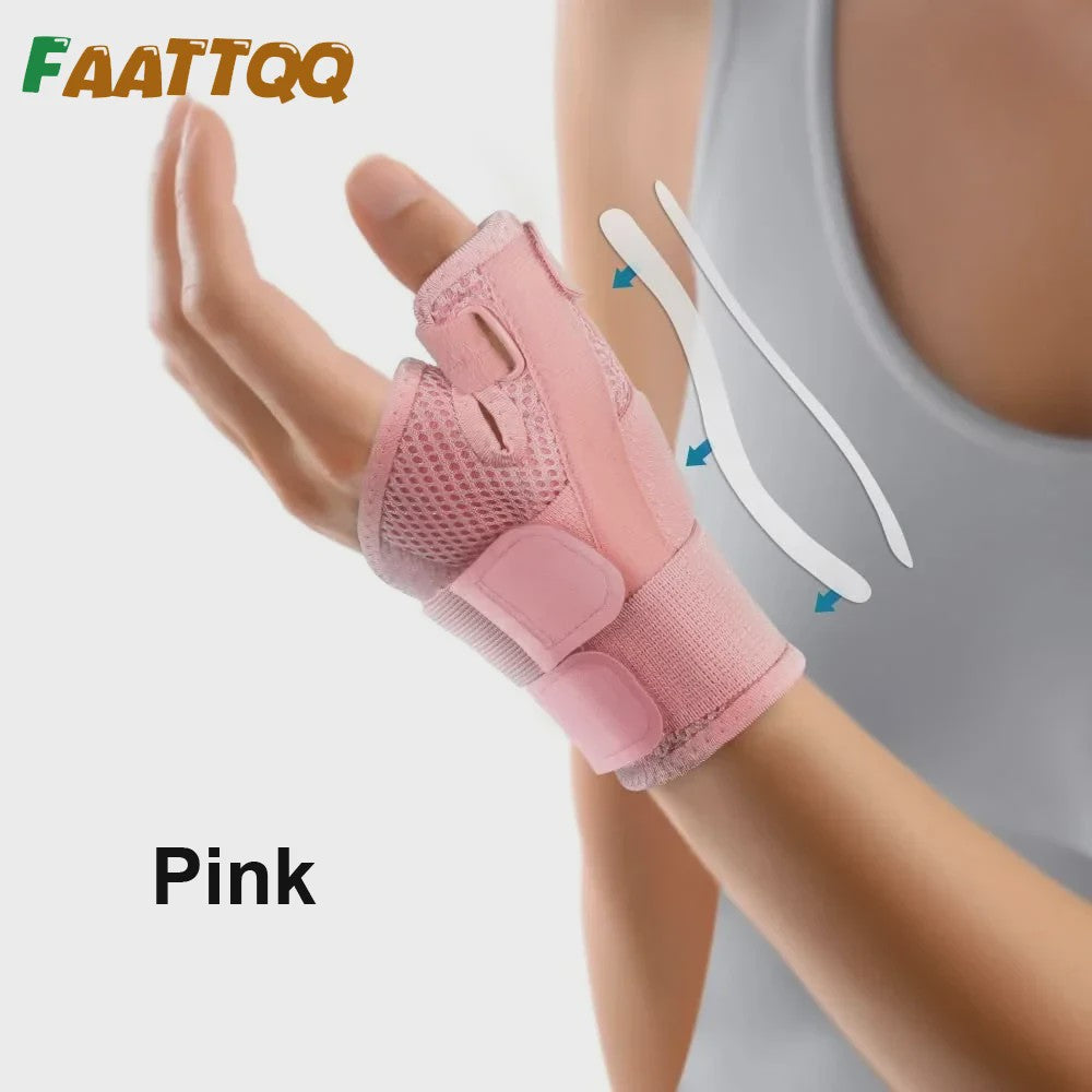 Flexibele Pols- en Duimbrace met Spalk - Ademend, voor Artritis, Tendinitis, Linker- of Rechterhand