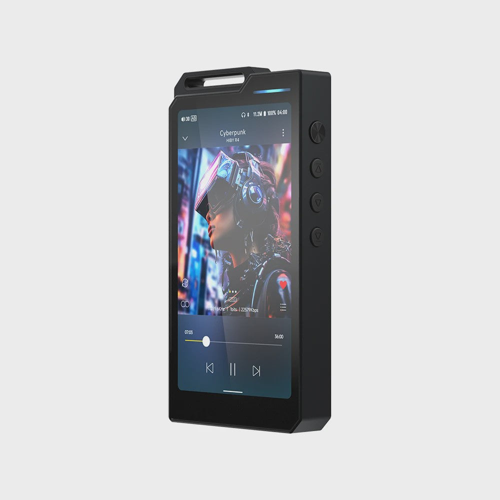 HiBy R4 HiFi Music Player: Quad DAC, Android 12, MQA & DSD256 met 11 uur batterijduur