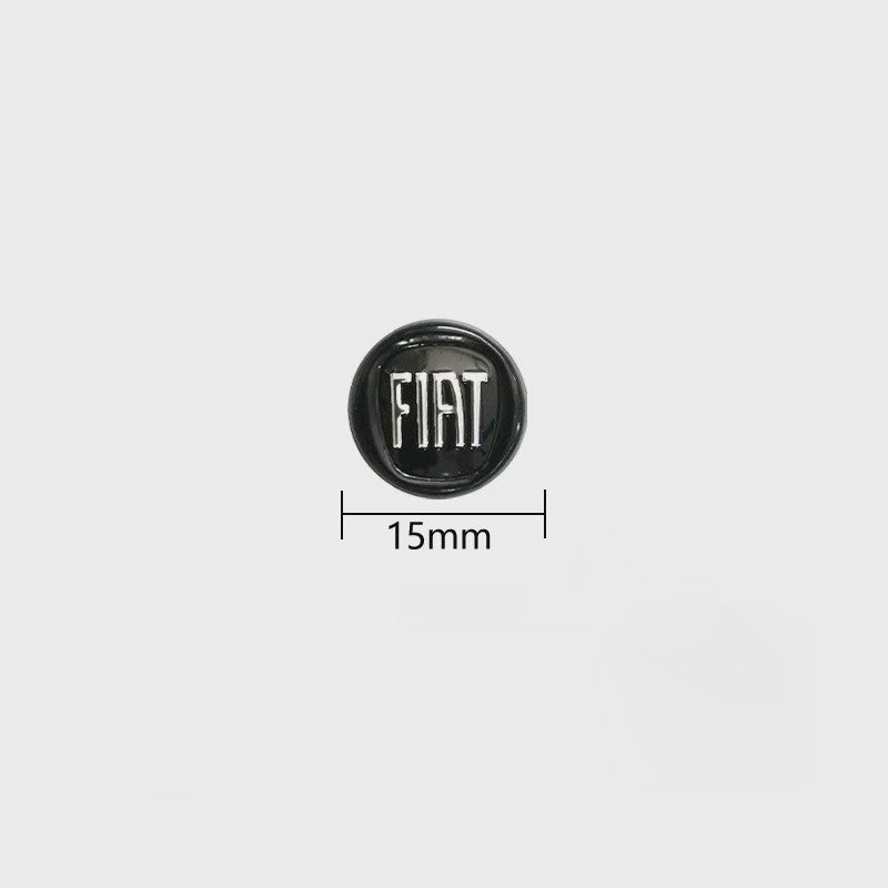 Fiat & Abarth Auto Sleutel Stickers - Emblemen voor Fiat 500, Punto, Panda en meer
