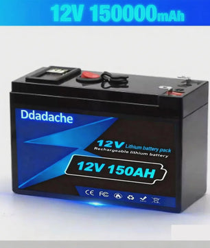 12V 150Ah LiFePO4 Accu - 1920Wh Deep Cycle Lithium Batterij met BMS