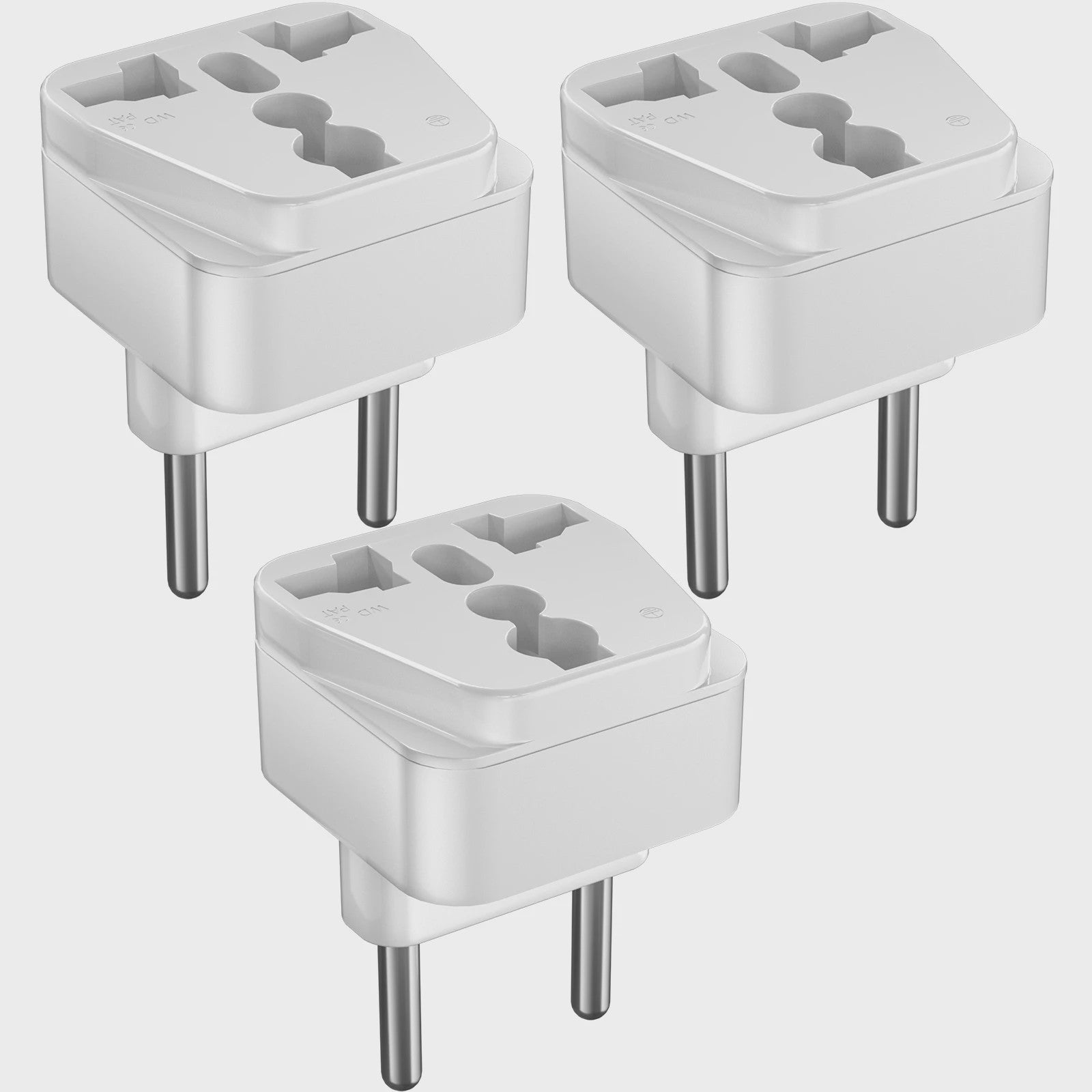 3-delige Universele Reisadapter: EU Plug Converter voor US, UK, AU Apparaten