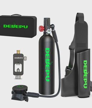 DEDEPU 1L Duikfles - Professionele Onderwater Ademlucht Cilinder voor 15-25 Minuten