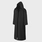 Zwarte Tovenaars Gewaad met Capuchon - Lang Kostuum voor Halloween & Cosplay (Volwassenen & Kinderen)