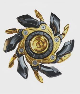 Premium Metalen Deformeerbare Fidget Spinner - EDC Hand Spinner voor Volwassenen - Anti-Stress Vingertop Gyro Speelgoed