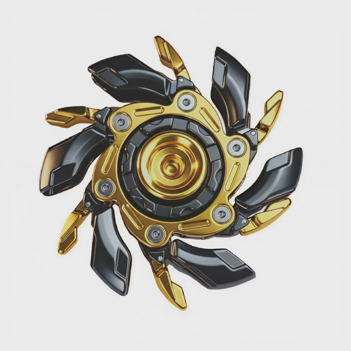 Premium Metalen Deformeerbare Fidget Spinner - EDC Hand Spinner voor Volwassenen - Anti-Stress Vingertop Gyro Speelgoed