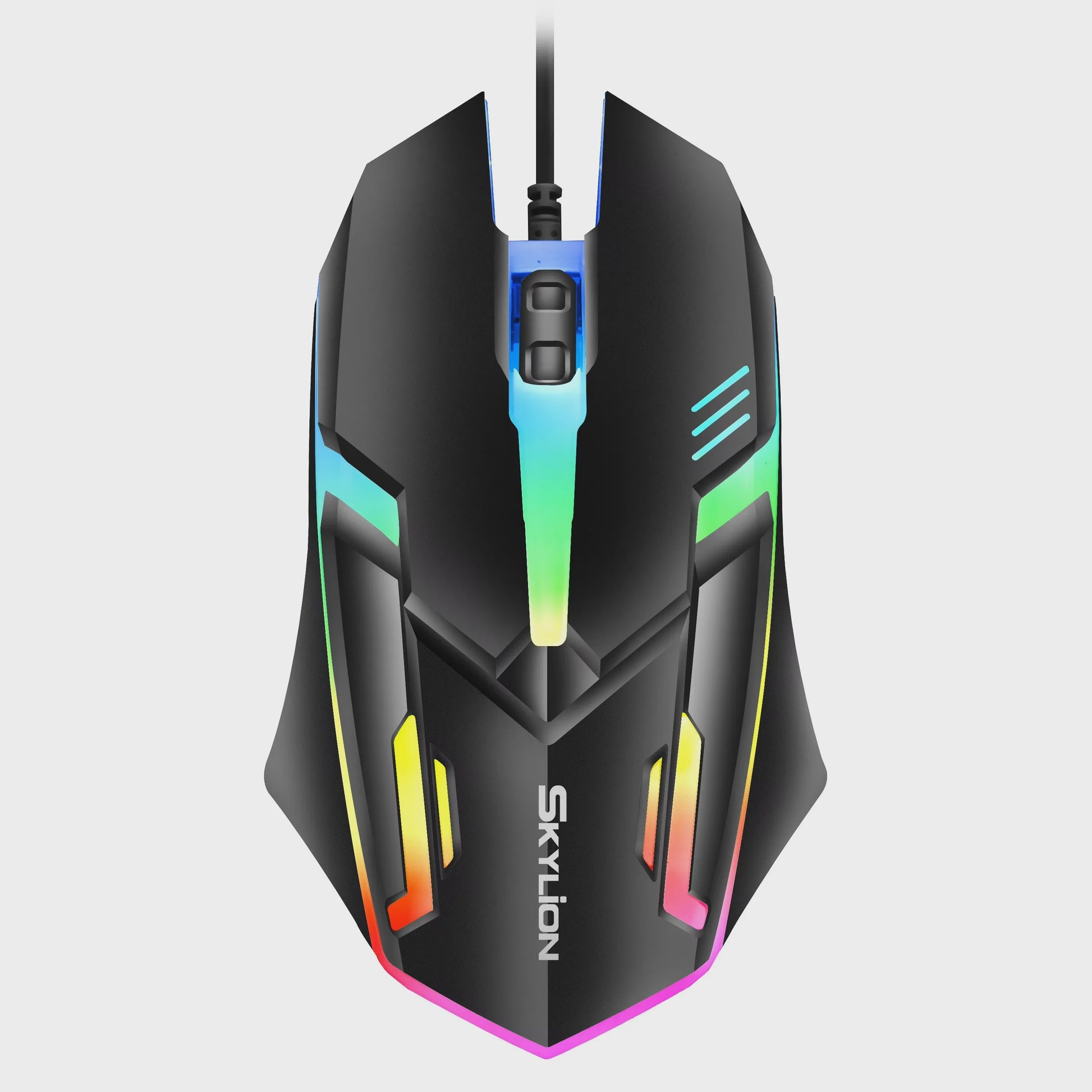 F1 Bedrade Gaming & Kantoor Muis met Kleurrijke Verlichting - Plug & Play
