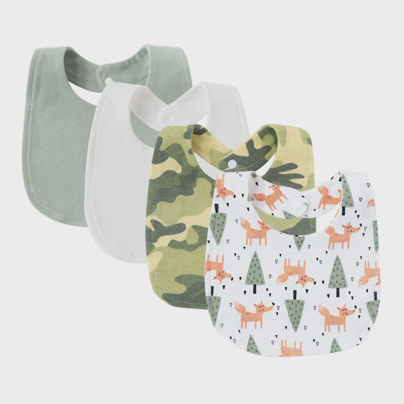 4-delige Baby Slab set met Cartoon Prints - Katoen - Voor Jongens & Meisjes