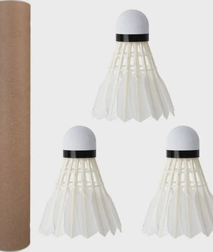 Set van 3, 6 of 12 Duurzame Badminton Shuttles - Pro Training & Outdoor Sport