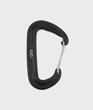 12KN D-vorm Karabijnhaak - Kleine Klimhaak voor Outdoor, Camping & Outdoor Avonturen