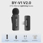 Draadloze Lavalier Microfoon BOYA BY-V voor iPhone, iPad & Android - Live Opnames & Interviews