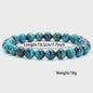 Premium Blauwe Tijgeroog Kralen Armband - Unisex, Meditatie & Helende Sieraden