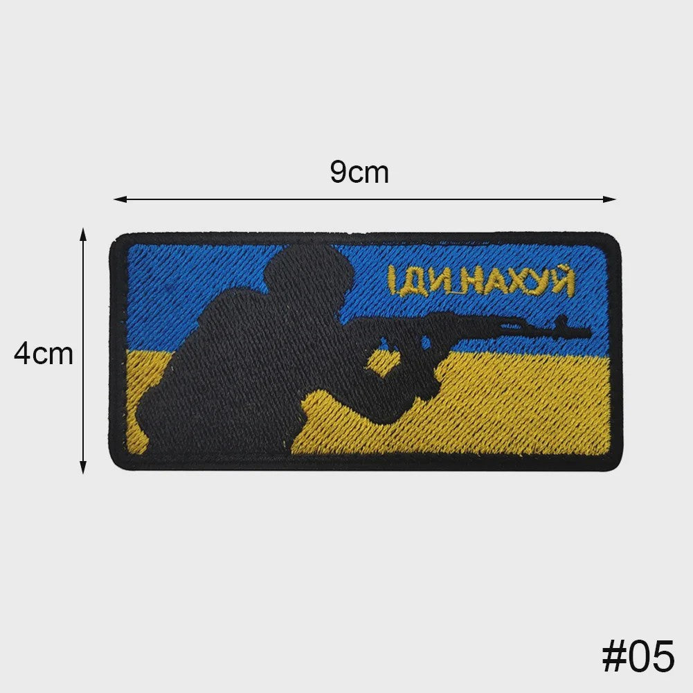 Ukraine Vlag Patches & Nationaal Embleem - Geborduurde Tactische Badges voor Kleding