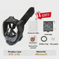 Full Face Snorkel Mask voor Volwassenen - Waterdicht & Anti-Condens - Ademgemak & 180Â° Zicht
