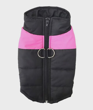 Waterdichte en Warme Hondenkleding Winterjas Vest Gevoerd met Rits voor Kleine tot Grote Honden