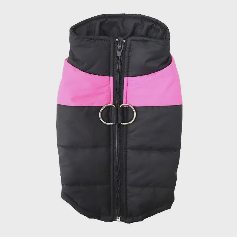 Waterdichte en Warme Hondenkleding Winterjas Vest Gevoerd met Rits voor Kleine tot Grote Honden