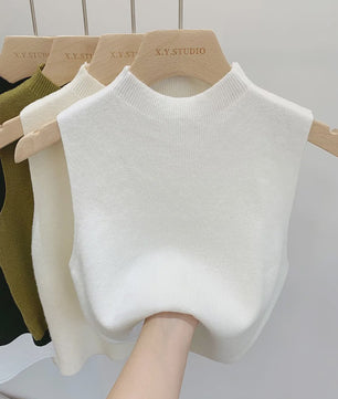 Gebreide Tanktop Dames - Mouwloos Vest Trui voor Lente & Zomer