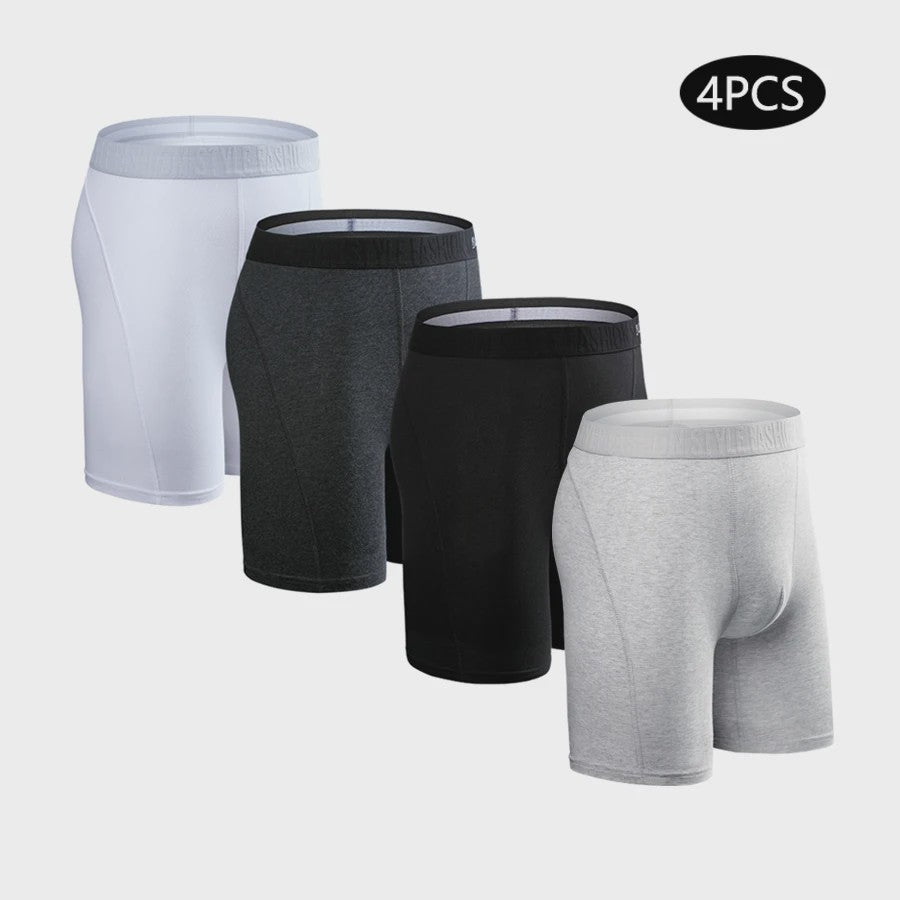 Lange Boxershorts voor Heren - Comfortabel Katoen & Plus Size Pasvorm