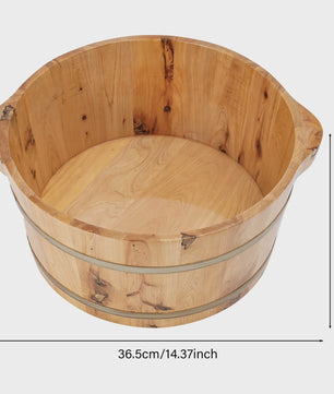 Houten Voetenbad Emmer - Ruim en Comfortabel voor Thuis of Salon