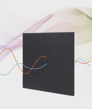 12x Akoestische Panelen Zelfklevend - Geluidsisolerend & Geluidsabsorberend - 30x30x0.9cm - Zwart