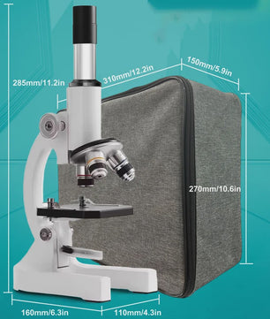 Krachtige Monoculaire Biologische Microscoop 40X-2400X - Ideaal voor Studenten & Wetenschappelijk Onderwijs