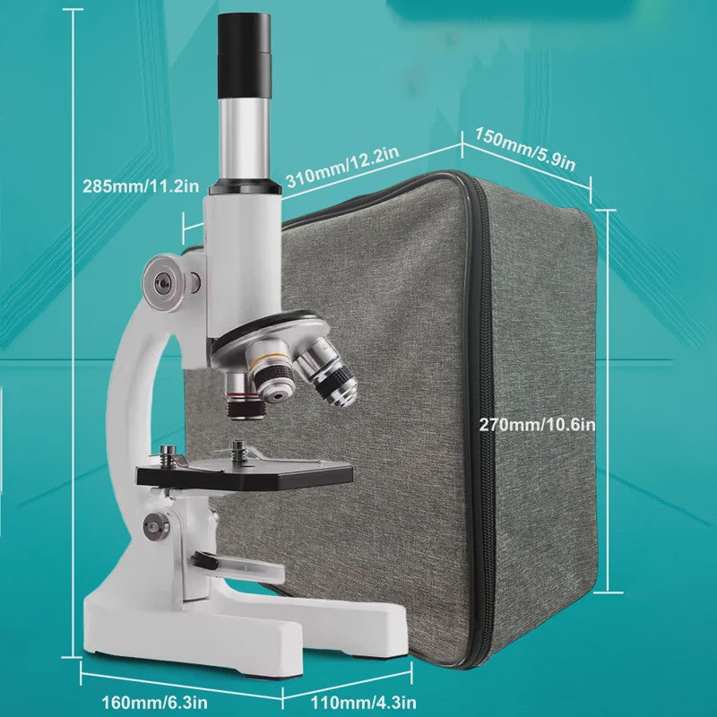 Krachtige Monoculaire Biologische Microscoop 40X-2400X - Ideaal voor Studenten & Wetenschappelijk Onderwijs