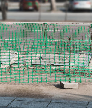 Duurzaam Polypropyleen Veiligheidsnet - Flexibele Bouwhek voor Tijdelijke Afzetting
