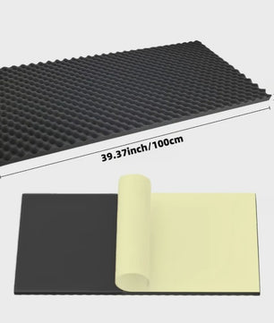 Zelfklevend Geluidsisolerend Schuimrubber 20mm - 100x50cm