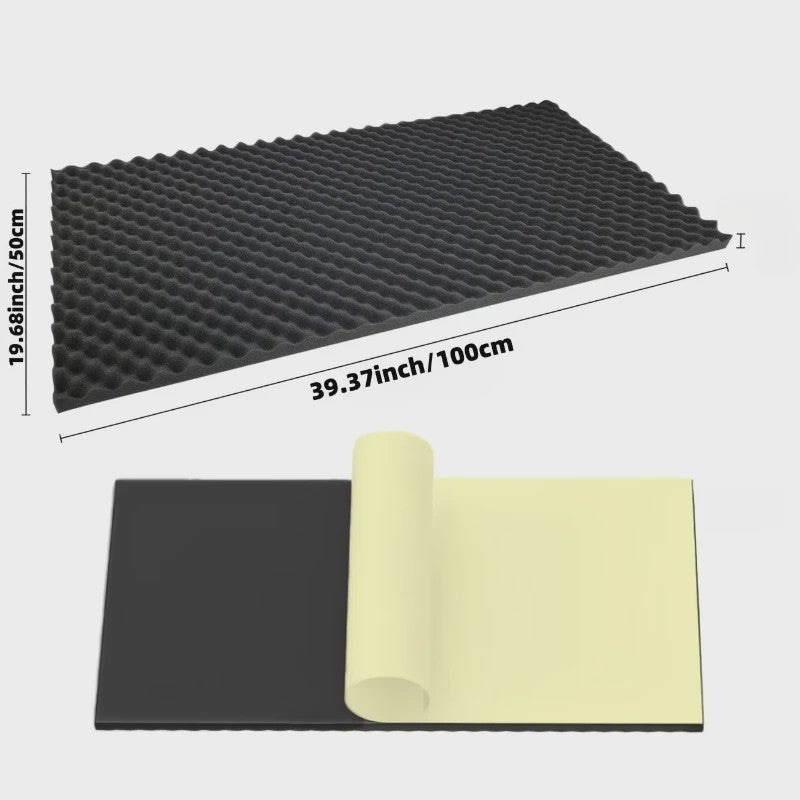 Zelfklevend Geluidsisolerend Schuimrubber 20mm - 100x50cm
