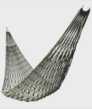 Draagbare Nylon Touw Hangmat - Ademende Mesh Schommelstoel voor Buiten & Binnen
