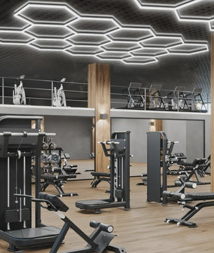 Modulaire Hexagonale LED Plafondlamp - Superhelder 6500K Koel Wit Licht