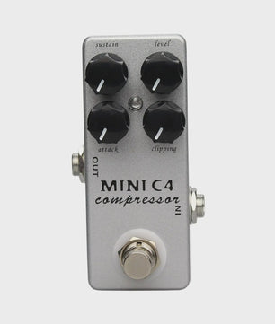 Mosky MINI C4 Gitaar Compressor Effectpedaal - Metalen Shell, True Bypass