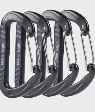 15kN Aluminium D-ring Karabiners Set - Zwaar, Lichtgewicht voor Outdoor & Camping