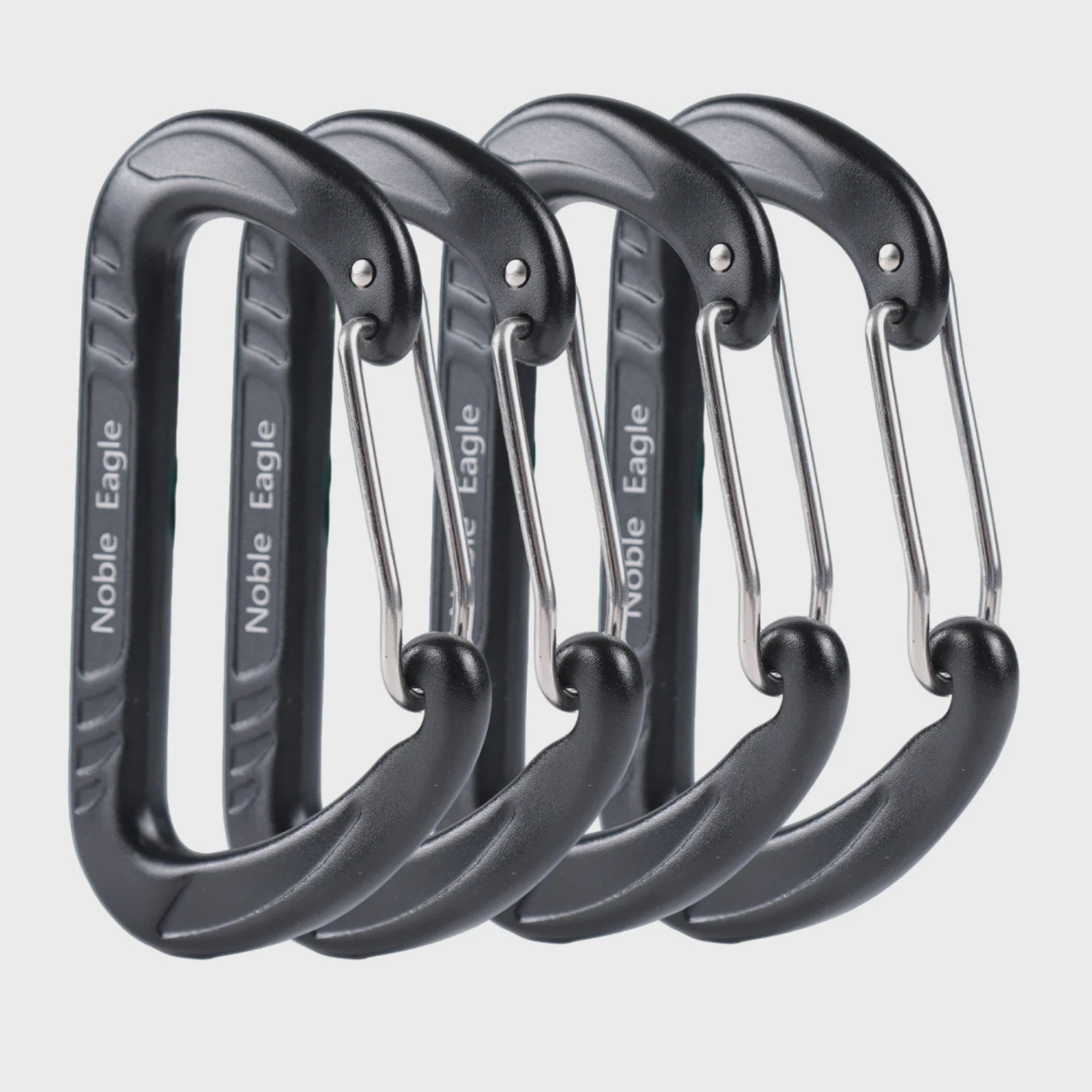 15kN Aluminium D-ring Karabiners Set - Zwaar, Lichtgewicht voor Outdoor & Camping