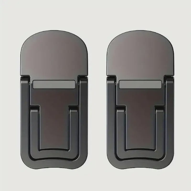 2x Mini Opvouwbare Laptopstandaard - Draagbaar, Verstelbaar & Zelfklevend voor Betere Houding