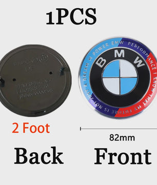BMW Embleem Vervanging 74/82mm - Motorkap, Kofferbak Badge
