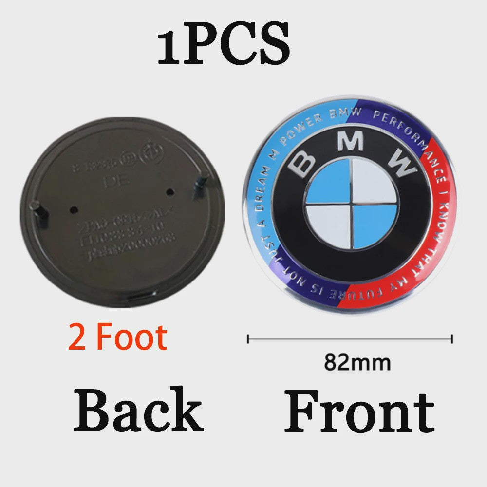 BMW Embleem Vervanging 74/82mm - Motorkap, Kofferbak Badge
