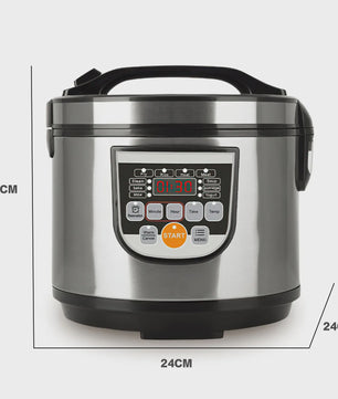 5L Digitale Rijstkoker & Multi-Cooker: Stoom, Soep, Porridge & Meer