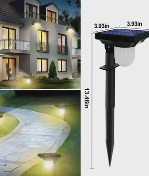 Solar Tuinverlichting met Bewegingssensor - 3 Modi, Waterdicht, Wandmontage