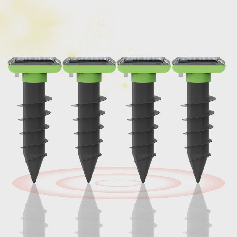 Solar Ongedierteverjager met Ultrasone Pulsen - Waterdicht (IP66) & Solar-Powered