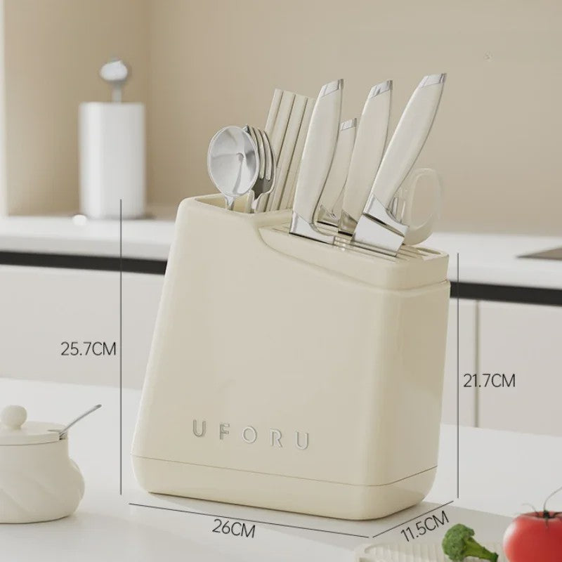 Multifunctionele Messenhouder & Keuken Organizer - Stijlvol en Praktisch