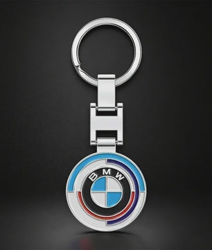 Metalen 3D BMW Autosleutelhanger Ring met Embleem - Auto Accessoires